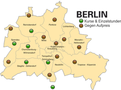  Berlin map mit Kosten